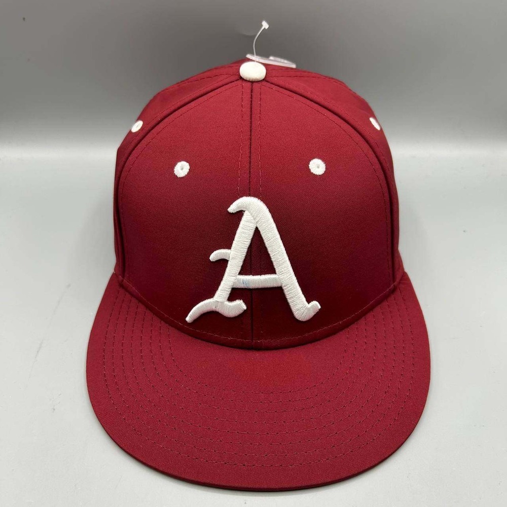 Arkansas Razorbacks Hat Men Extra Large Red The Game Fitted Cap New XL